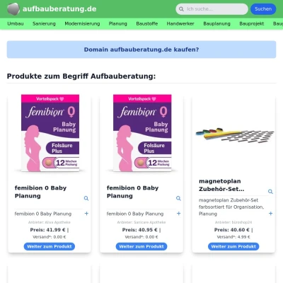 Screenshot aufbauberatung.de
