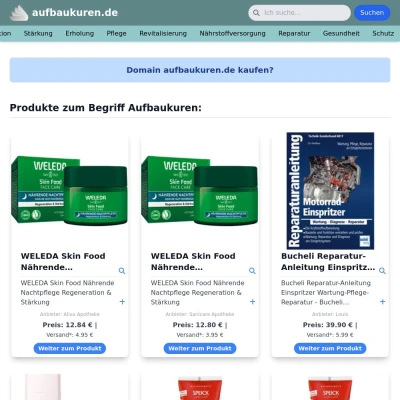 Screenshot aufbaukuren.de