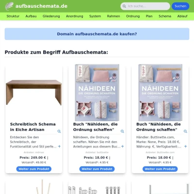 Screenshot aufbauschemata.de