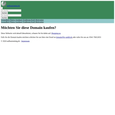 Screenshot aufbautraining.de