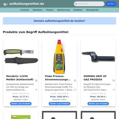 Screenshot aufkohlungsmittel.de