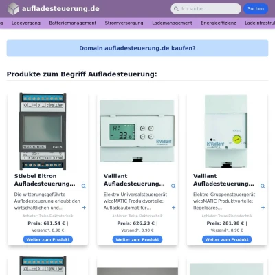 Screenshot aufladesteuerung.de