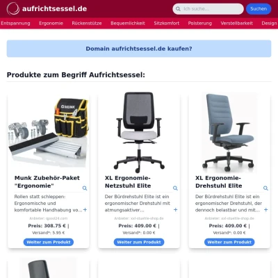 Screenshot aufrichtsessel.de