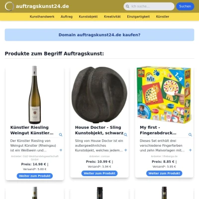 Screenshot auftragskunst24.de