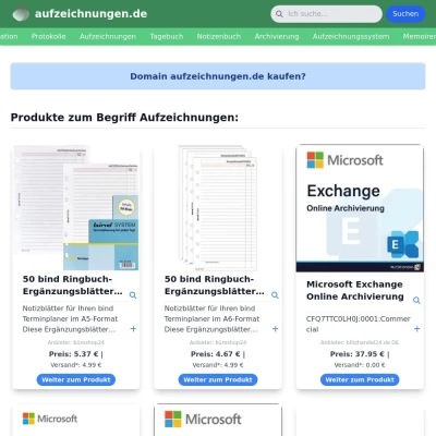 Screenshot aufzeichnungen.de