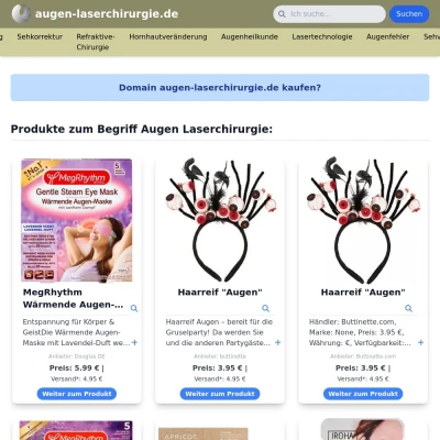 Screenshot augen-laserchirurgie.de