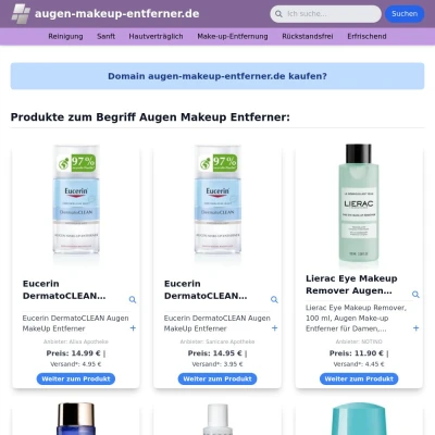 Screenshot augen-makeup-entferner.de