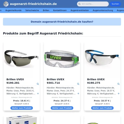 Screenshot augenarzt-friedrichshain.de