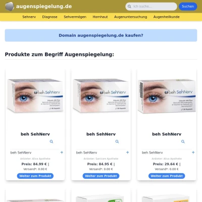 Screenshot augenspiegelung.de