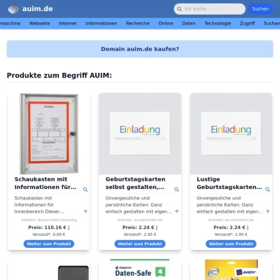 Screenshot auim.de