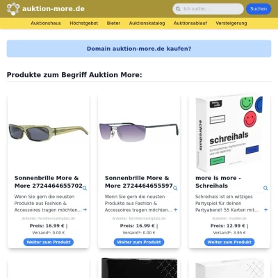 Screenshot auktion-more.de