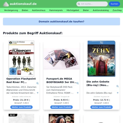 Screenshot auktionskauf.de