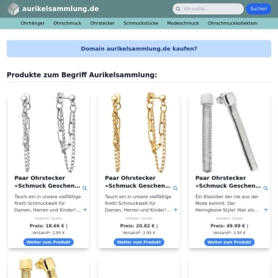 Screenshot aurikelsammlung.de