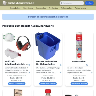 Screenshot ausbauhandwerk.de