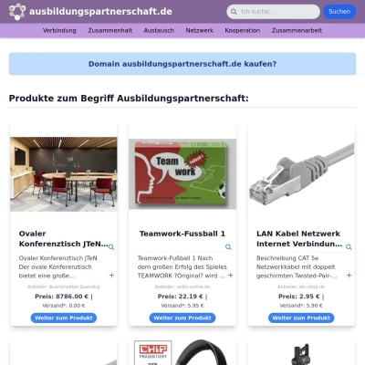 Screenshot ausbildungspartnerschaft.de