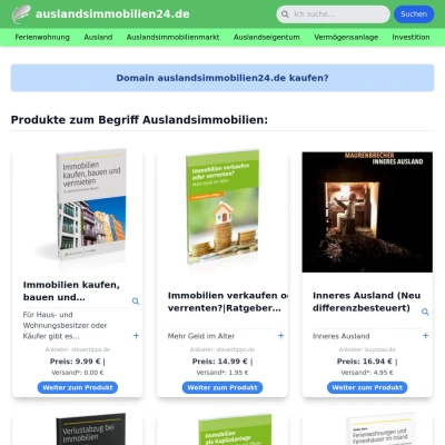 Screenshot auslandsimmobilien24.de