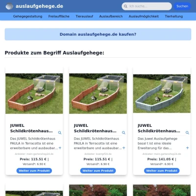 Screenshot auslaufgehege.de