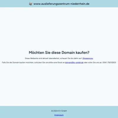 Screenshot auslieferungszentrum-niederrhein.de