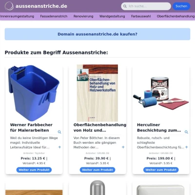 Screenshot aussenanstriche.de