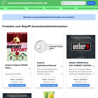 Screenshot aussenhandelsinformation.de