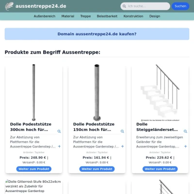 Screenshot aussentreppe24.de