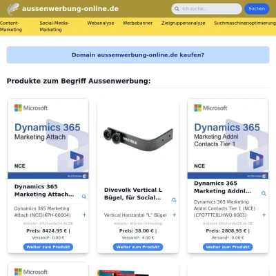 Screenshot aussenwerbung-online.de