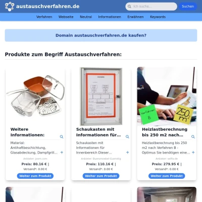 Screenshot austauschverfahren.de