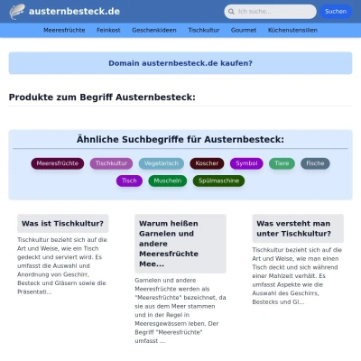 Screenshot austernbesteck.de