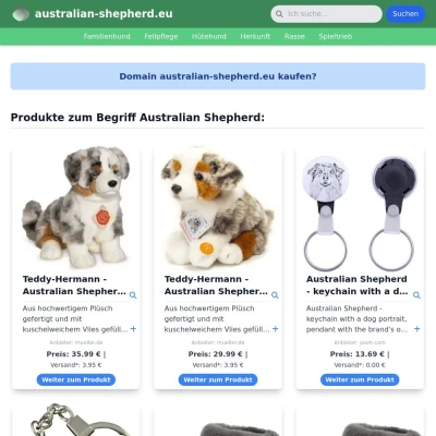 Screenshot australian-shepherd.eu