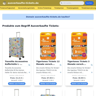 Screenshot ausverkaufte-tickets.de