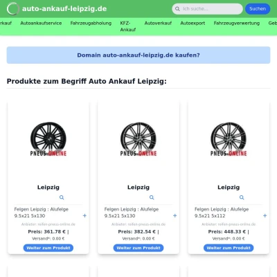Screenshot auto-ankauf-leipzig.de