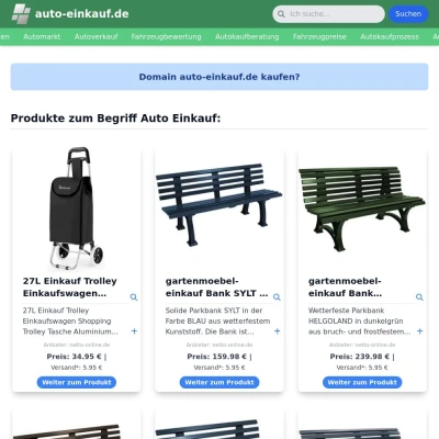 Screenshot auto-einkauf.de