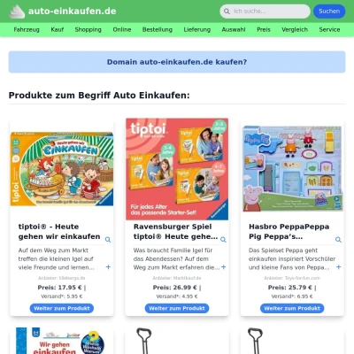 Screenshot auto-einkaufen.de