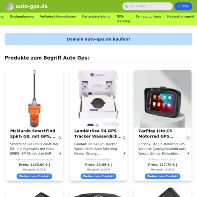 Screenshot auto-gps.de
