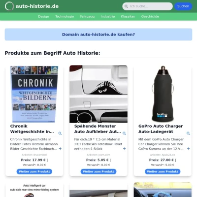Screenshot auto-historie.de
