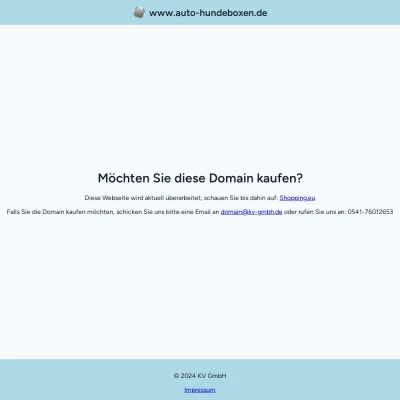 Screenshot auto-hundeboxen.de