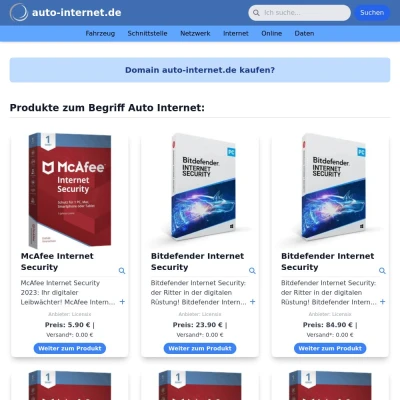 Screenshot auto-internet.de