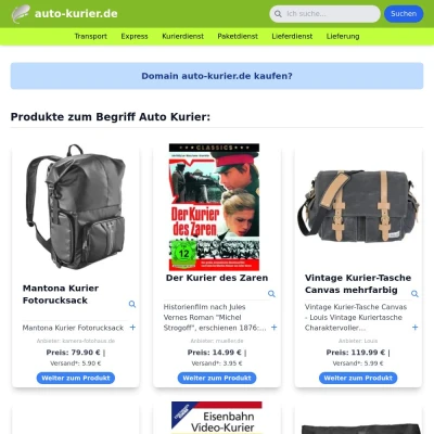 Screenshot auto-kurier.de