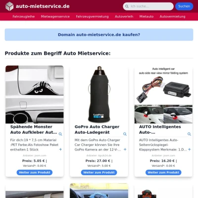 Screenshot auto-mietservice.de