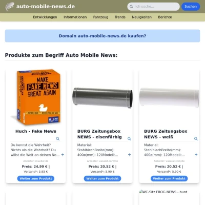 Screenshot auto-mobile-news.de