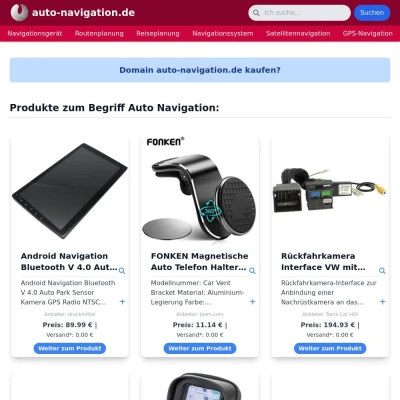 Screenshot auto-navigation.de