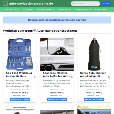 Screenshot auto-navigationssysteme.de