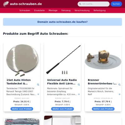 Screenshot auto-schrauben.de