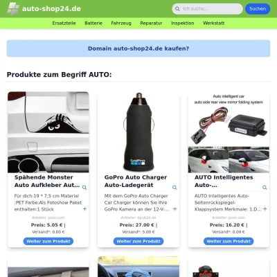 Screenshot auto-shop24.de