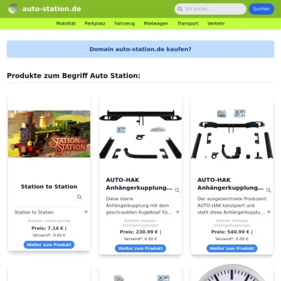 Screenshot auto-station.de
