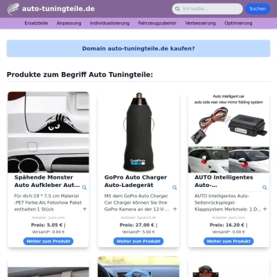 Screenshot auto-tuningteile.de