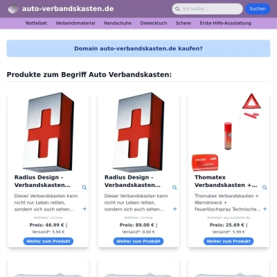 Screenshot auto-verbandskasten.de