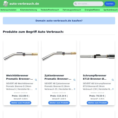 Screenshot auto-verbrauch.de