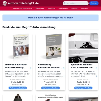 Screenshot auto-vermietung24.de