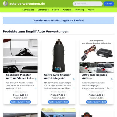 Screenshot auto-verwertungen.de